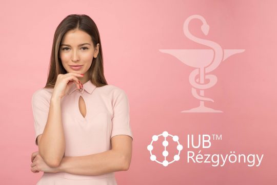 rezgyongy-patikak A képen az IUB™ Rézgyöngy kreatívja látható, mellyel bejelenti a patikákban való forgalmazást